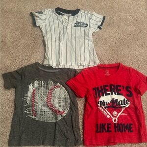 Carter’s baseball shirts, good condition! Size 18 M.